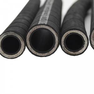 Reliable Supplier China 4sh High Pressure Spiral Reinforced Rubber Hydraulic Hose with Fitting