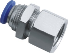 PMF-G Bulkhead Female Straight – Fittings with G thread (o-ring)