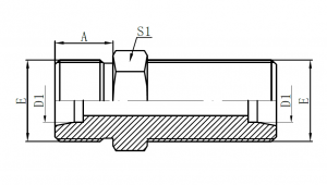 Chinese Professional High Pressure Water Hose Pipe - 6C-Metric Male 24° L.T. Bulkhead  – Sinopulse