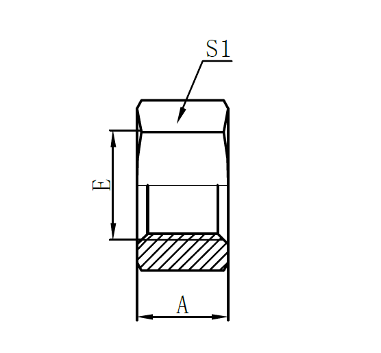 Factory selling Diameter Rubber Hose - 8B- BSP Lock Nut  – Sinopulse