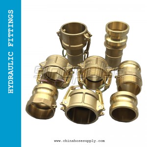 Brass Camlock Coupling Type A male grooved adapter and a female pipe thread (BSP or NPT thread)