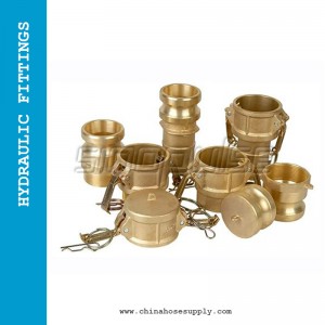 Brass Camlock Coupling Type F  male grooved adaptor and a male pipe thread (NPT/BSPT)