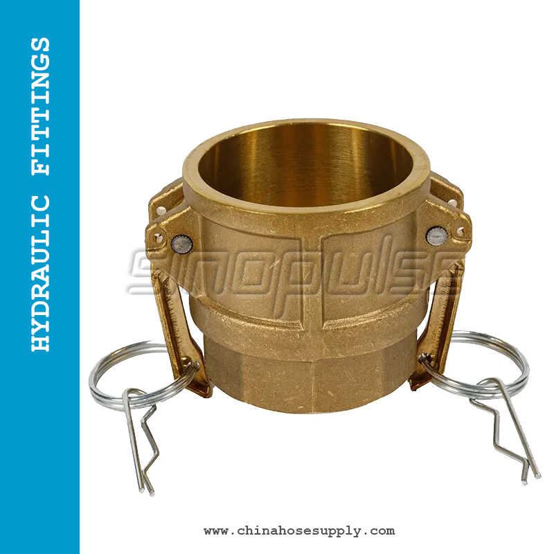 Brass Camlock Coupling Type D  female camlock end and a female pipe thread