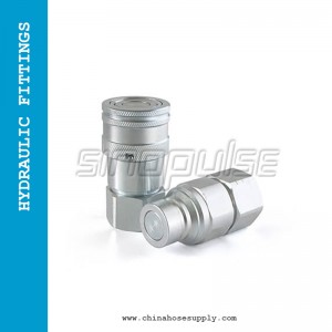 Flat face hydraulic quick couplings (carbon steel)/international intercange ISO 16028