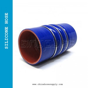 High Temperature Resistant Silicone Hump Hose With Rings SAE J20