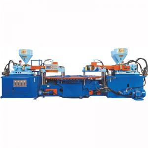 Full automatic Three color strap injection moulding machine