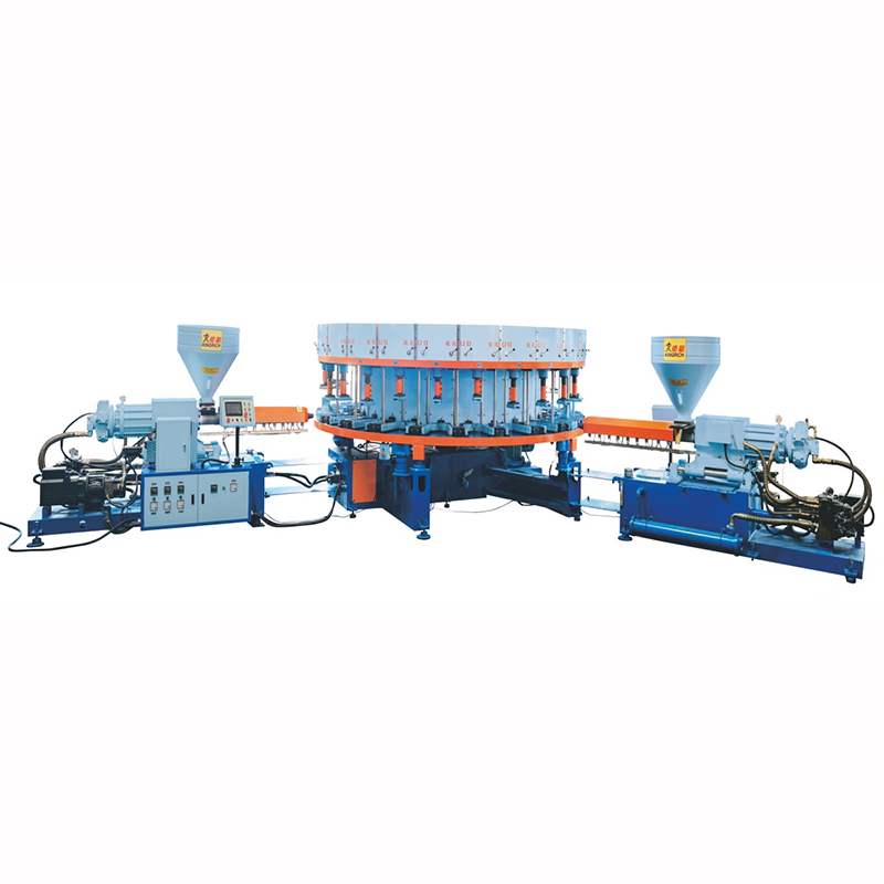 Full automatic two color  pvc Canvas sport shoes injection moulding machine Featured Image