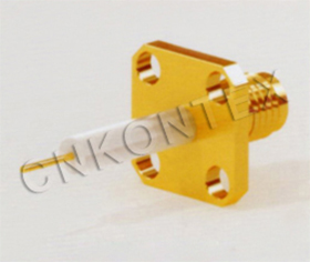 SMA-KFD100 SMA female connector by flange mounting