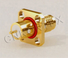 SMA(S)-KFD-7 SMA female connector by flange mounting