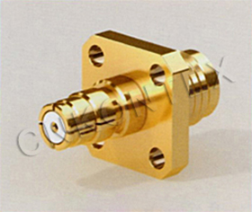 SMP/SMA-KFK-1 SMP to SMA female connector by Flange mounting