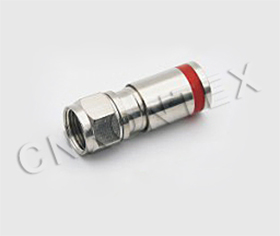 F-75J RG59-30 F male connector squeeze type for RG59 cable
