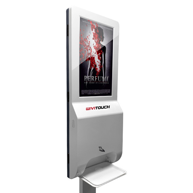 21.5inch 1080X1920 Digital Signage Display Hand Sanitizing Dispenser With LCD Screen Featured Image
