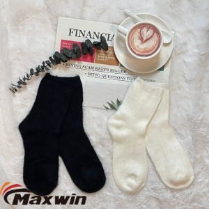 Women’s Autumn / Winter Plain Color Solid Color Soft Warm Socks