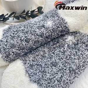 Women’s Winter Super Warm Anti-slip Cozy Microfiber Socks with Cute Animals and Snowflake