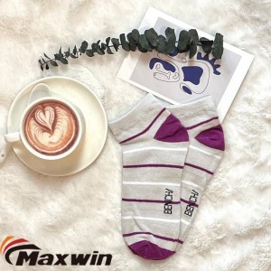 Spring/Autumn Women Fashion Ankle Socks with Stripe, Cactus pattern