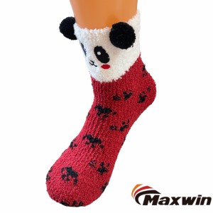 Women’s Spring/Autumn/Winter Super Warm Anti-slip Microfiber Socks with Cute Animals