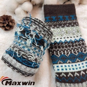 WINTER WOOL YARN SOCKS CASHMERE WARM MIDDLE OUTDOOR UNISEX CASUAL KNITTED DAILY SOCKS BOOT SOCKS