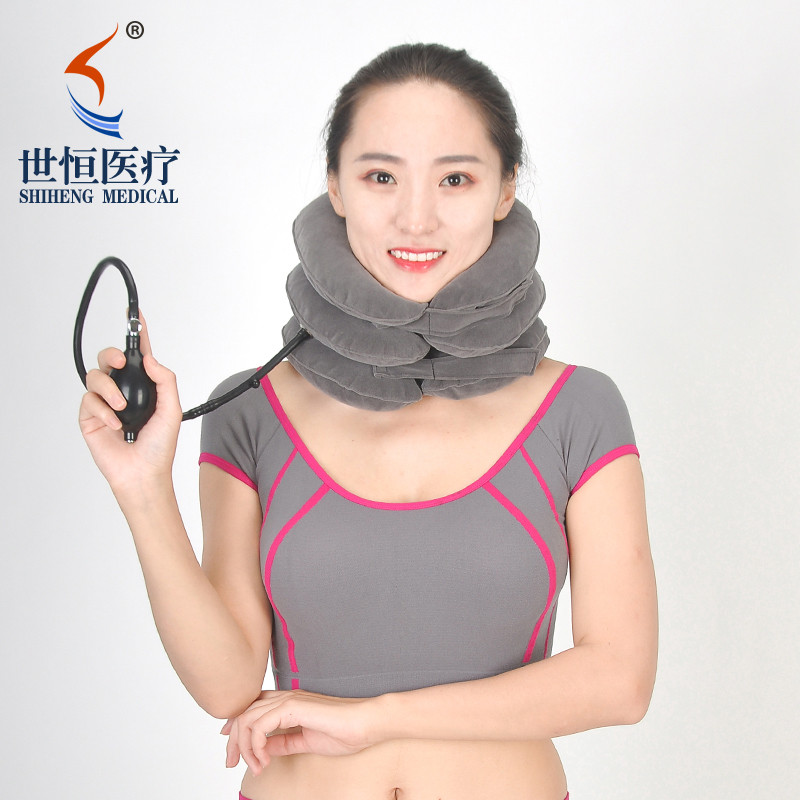 Paspas nga Pagpadala Free Size Adjustable Inflatable Cervical Collar