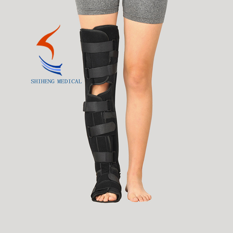 Thigh ankle foot support brace belt