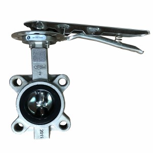Stainless steel butterfly valve polished disc for pharmaceutical company