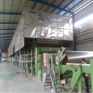1575mm double-dryer can and double-cylinder mould corrugated  paper machine