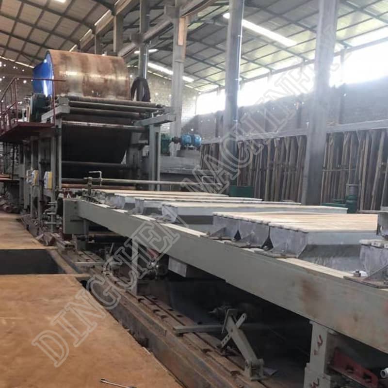 1575mm 10TPD printing paper production line in Cameroon