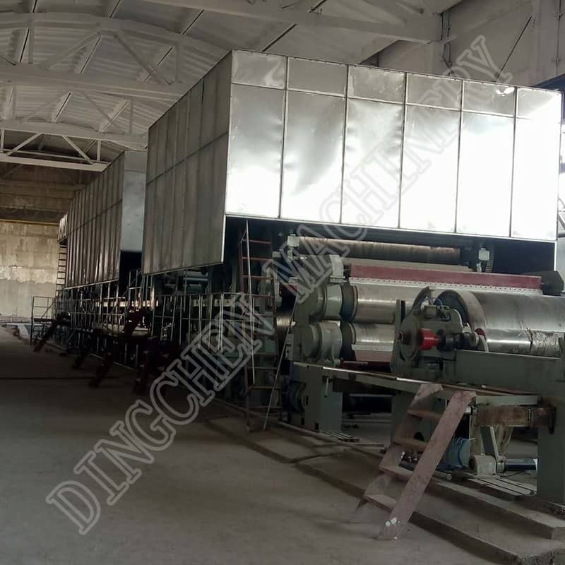2400mm 30TPD corrugated paper production line in Uzbekistan