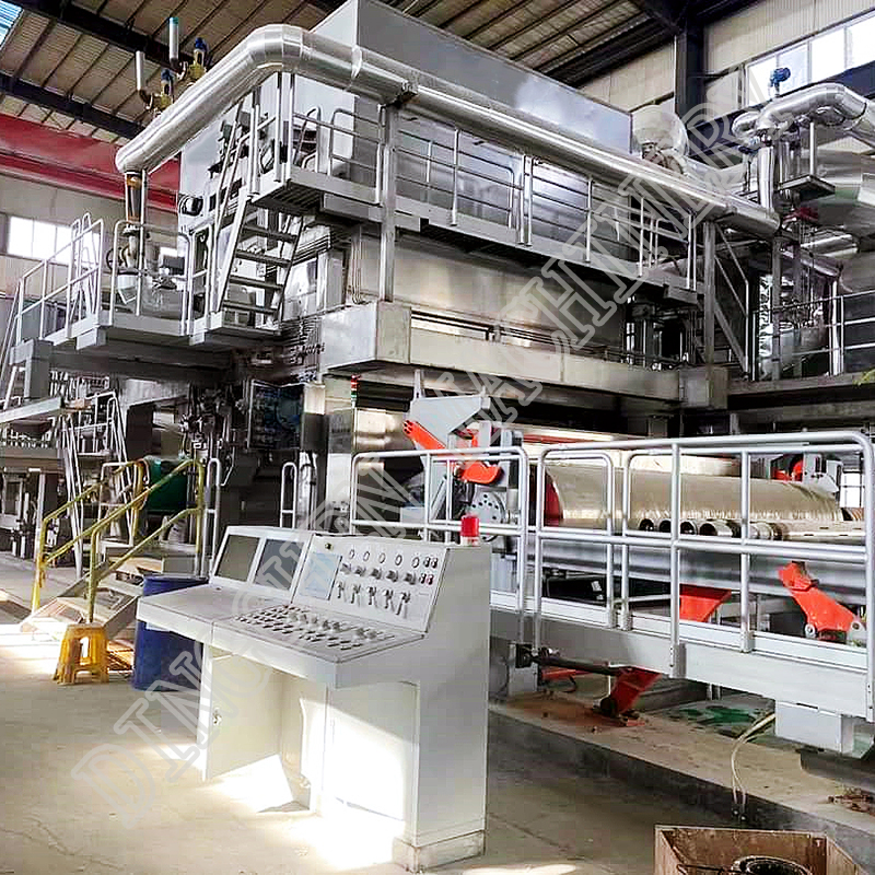 OEM China Toilet Roll Paper Making Machine - Crescent Former Tissue Paper Machine High Speed – Dingchen