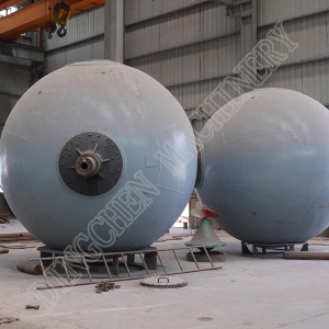 Rotary Spherical Digester For Making Paper Pulp