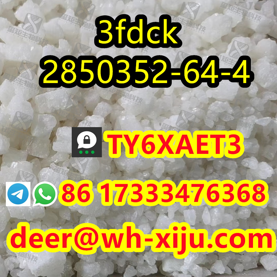 3fdck CAS 2850352-64-4,Factory supply good quality,Wickr ME: deerluu Threema: TY6XAET3 Whatsapp/Tel: +86 17333476368 Foxmail/Skype: deer@wh-xiju.com