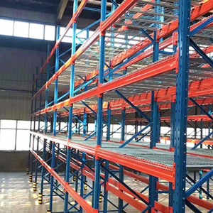 Wide Aisle Pallet Racking With Steel Wire Mesh