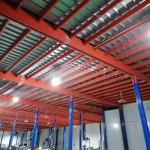 1 to 2 Levels Heavy duty warehouse mezzanine systems for industrial storage