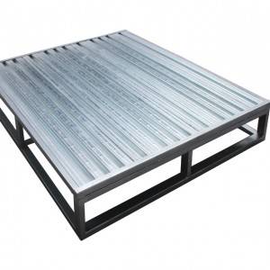 warehouse metal standard galvanized iron pallet