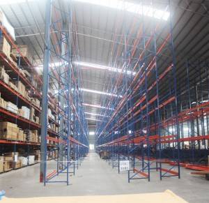 Selective heavy duty industrial shelving racks