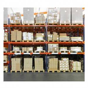 Logistic warehouse pallet storage racking