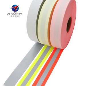 Good Wholesale Vendors Silk Printing Heat Transfer Reflective Sheeting - Aramid fiber base fire retardant reflective tape – Alsafety