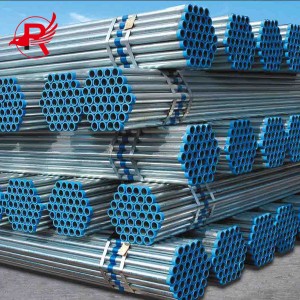 Galvanized Steel Pipe Structural Steel Tube / Scaffold Galvanize Pipe 6 Meter / 5.8 Meter