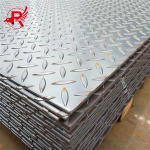 ASTM A36 1008 4320 SS400 S235JR Formed Plate Hot Rolled MS Carbon Steel Checkered / Diamond Sheet