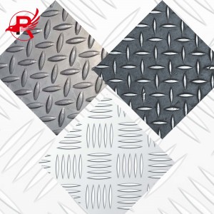 Q235 Q345 A36 Embossed Hot Rolled Carbon Steel Plate Checkered Iron Steel Sheet
