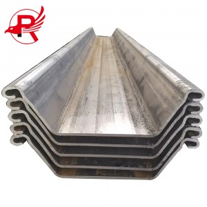 Metal Building Material Hot Rolled U Type Steel Sheet Pile Type 2 Type 3 Steel Plate Para sa Sheet Pile