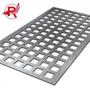 Factory Premium Quality and Low Price Perforated Stainless Steel Plate for Decoration 1.4mm Hole Stainless Steel Punched Plate