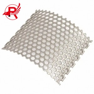 Factory Premium Quality at Mababang Presyo Perforated Stainless Steel Plate para sa Dekorasyon 1.4mm Hole Stainless Steel Punched Plate