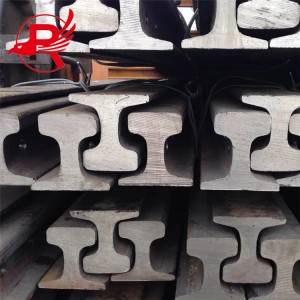 Eisebunn DIN Standard Steel Rail Heavy Factory Präis Bescht Qualitéit Rails Streck Metal Railway