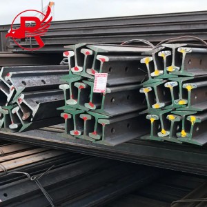 ISCOR Steel Rail Rail Track Bug-at nga Steel Rail alang sa Standard Railway Track