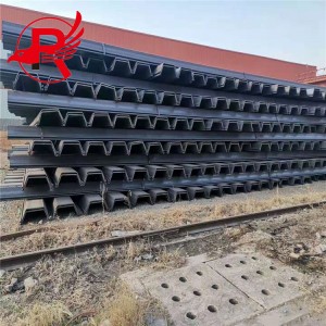 Cold U Sheet Piling of Waterstop/Revetment Structure of Roads and Choj