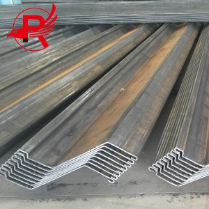Daqsijiet Standard Cold Formed Z- Shaped Steel Sheet Pile għall-Wharf Bulkhead Quay Wall