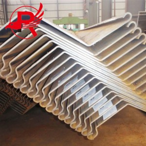 Sy290, Sy390 JIS A5528 400X100X10.5mm Type 2 Cold Rolled Z Type Steel Sheet Pile for Construction