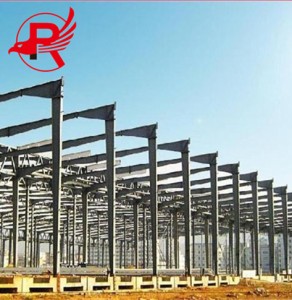 Construção de estrutura de aço pré-fabricada de instalação rápida de alta resistência e alta resistência sísmica