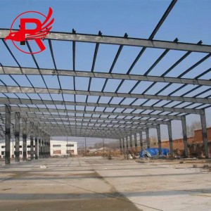 Structure métallique préfabriquée en acier de hangar d'atelier d'entrepôt de bâtiment de construction rapide
