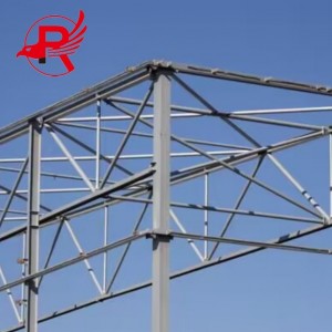 Endüstriyel İnşaat için Özelleştirilmiş Ön Üretimli Prefabrik Çelik Yapı Binası Depo / Atölye